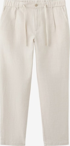 MANGO MAN Slimfit Laskoshousut 'Romelino' värissä beige: etupuoli