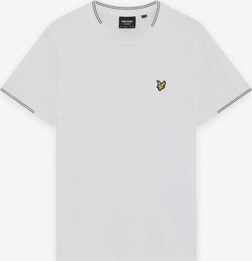 T-Shirt Lyle & Scott en blanc : devant