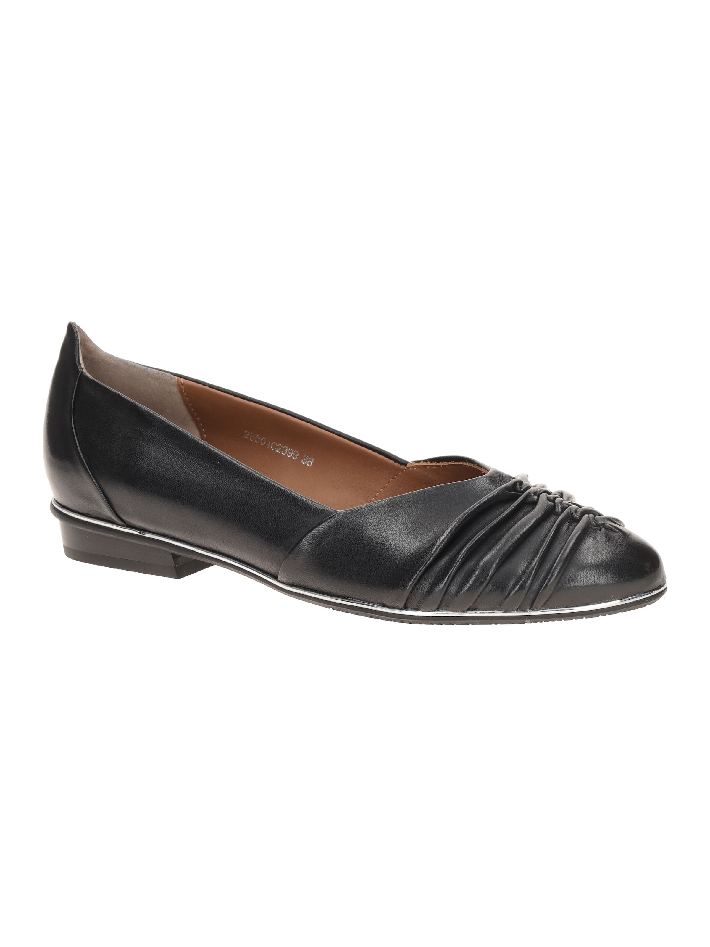Everybody Ballet Flats 'Bijou' in Black: front
