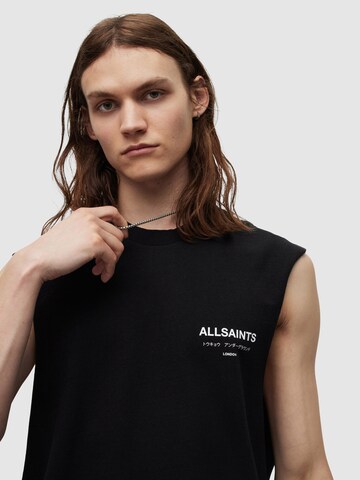 AllSaints - Camisa 'UNDERGROUND' em preto