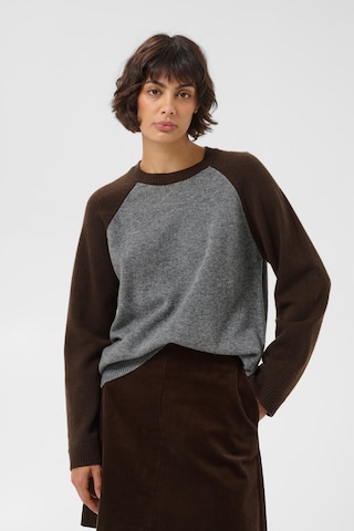Part Two Sweater 'Cleo' in Grey: front