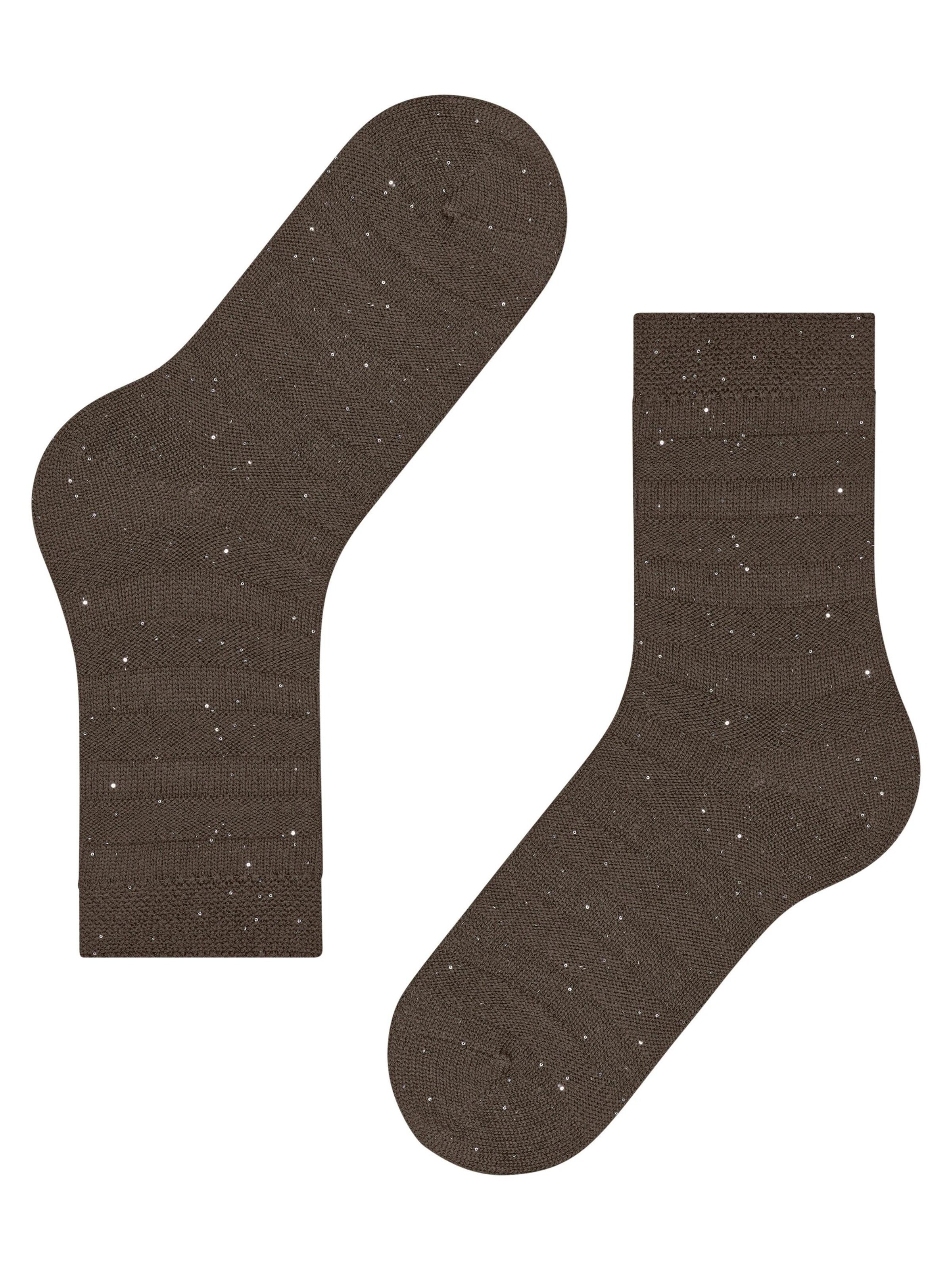 FALKE Socken 'Sparkle Stripes'‌‌‌‌‌ in Braun
