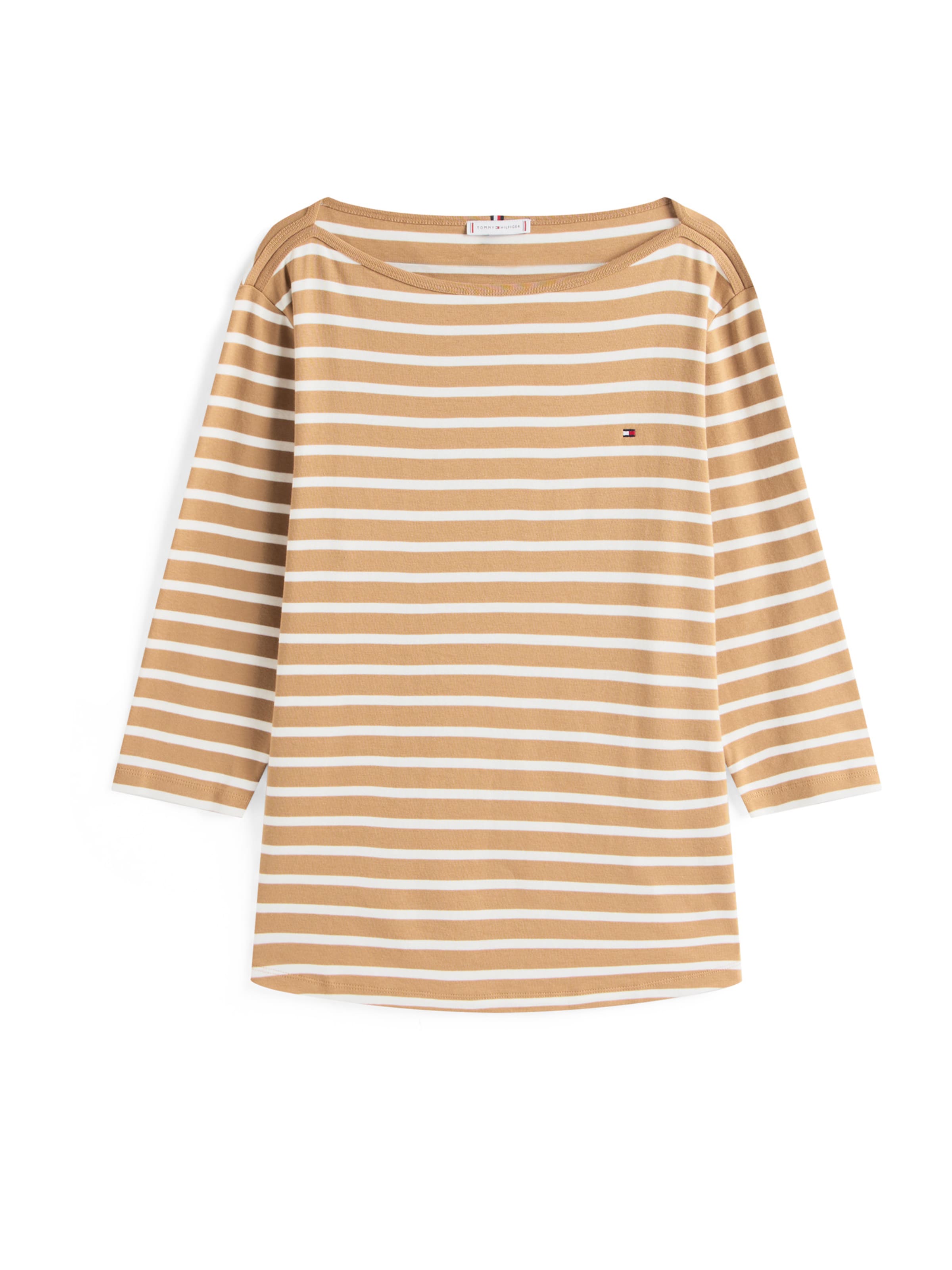 Tommy Hilfiger Curve Póló - barna: elől