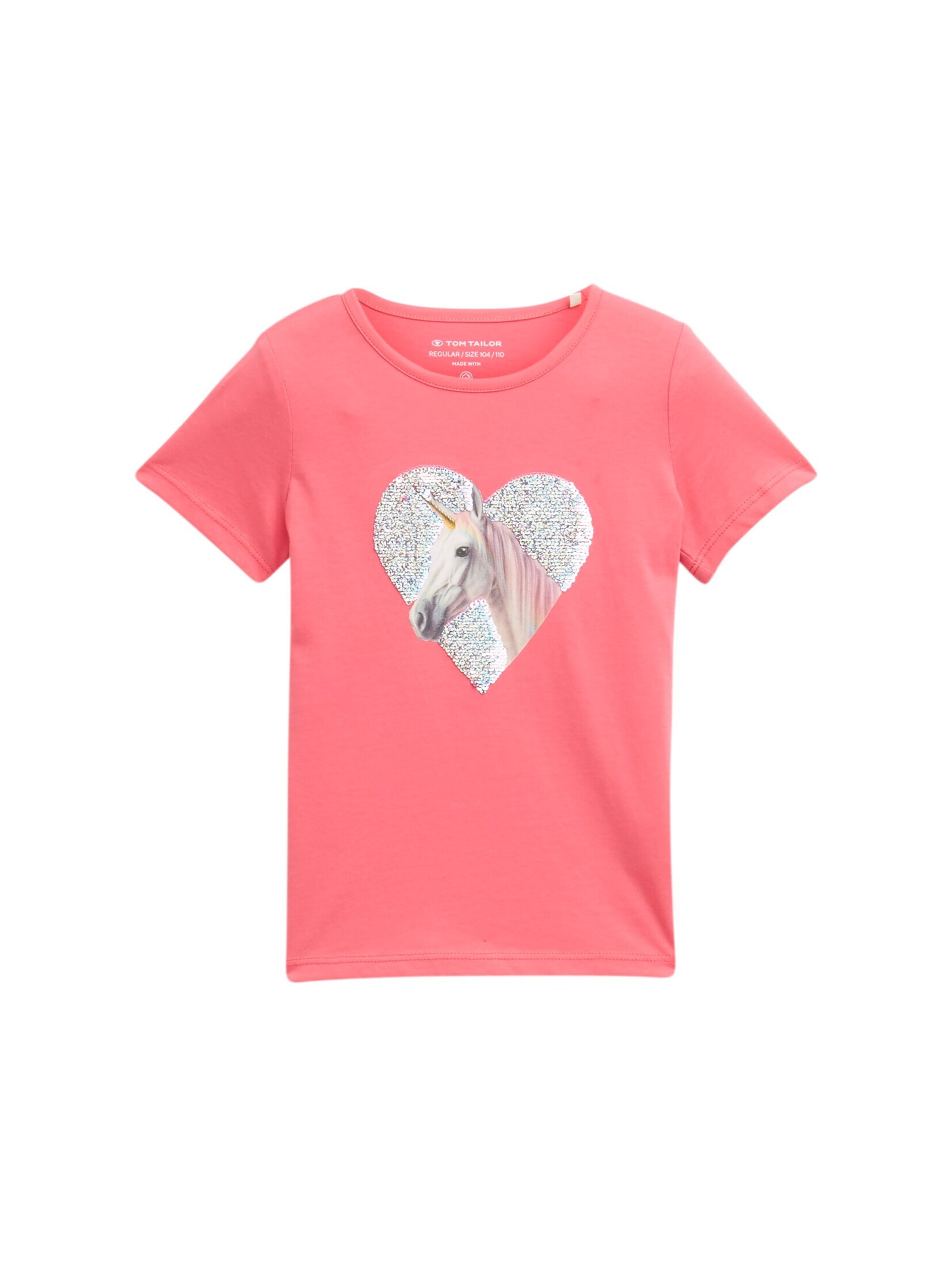 TOM TAILOR Shirt in Pink: front