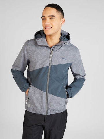 Ragwear Performance Jacket 'TANER' in Grey: front