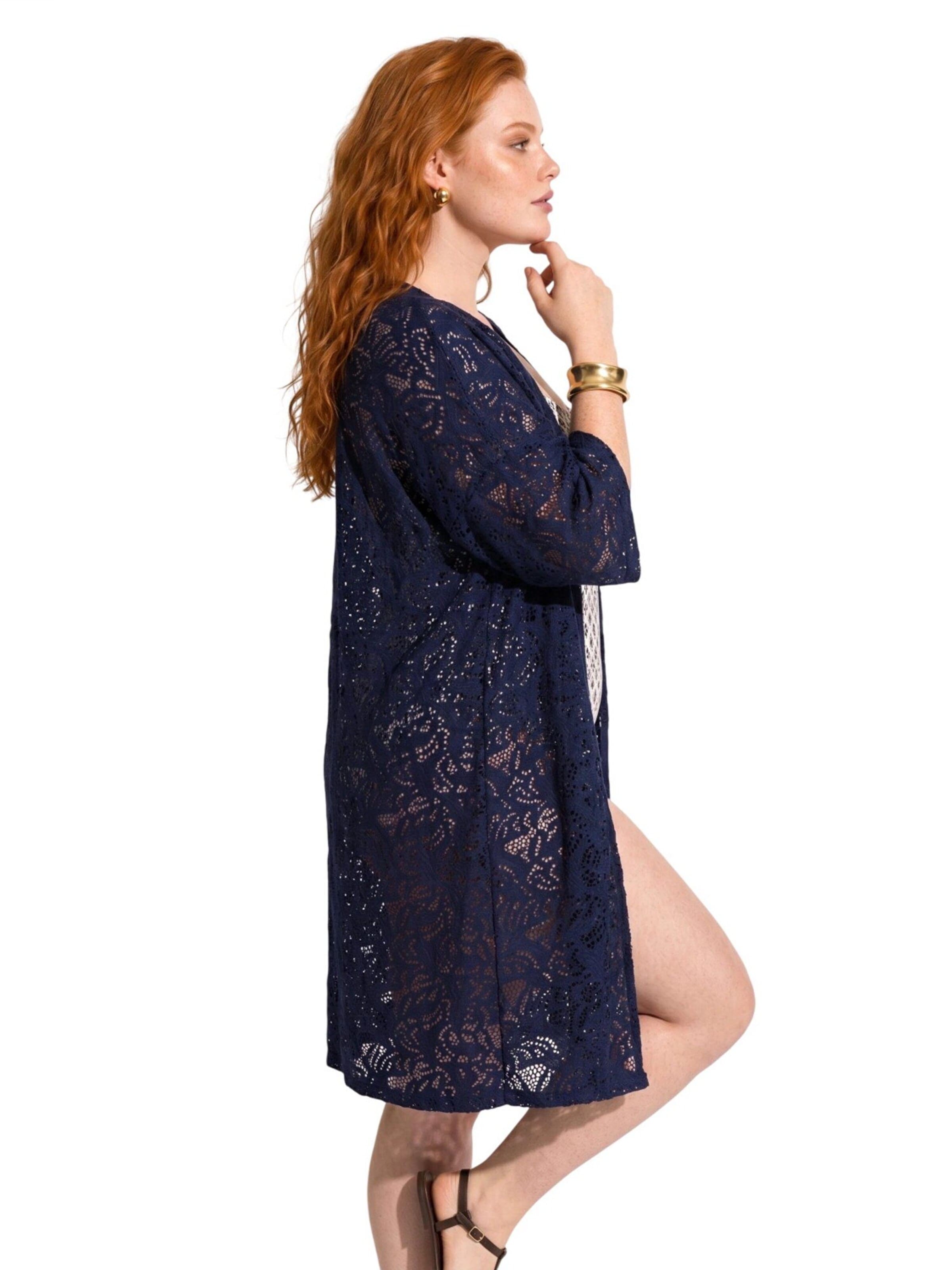 Shape Of You Kimono in Blauw