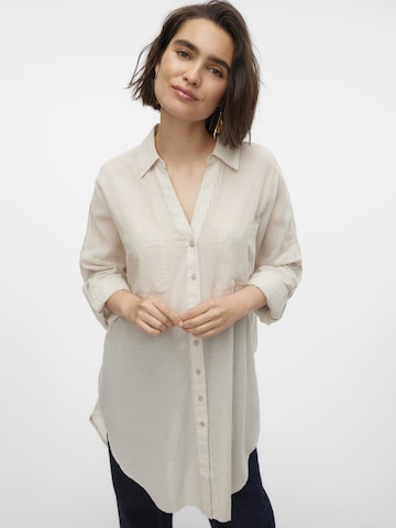 VERO MODA Bluse 'ISABEL' in Beige