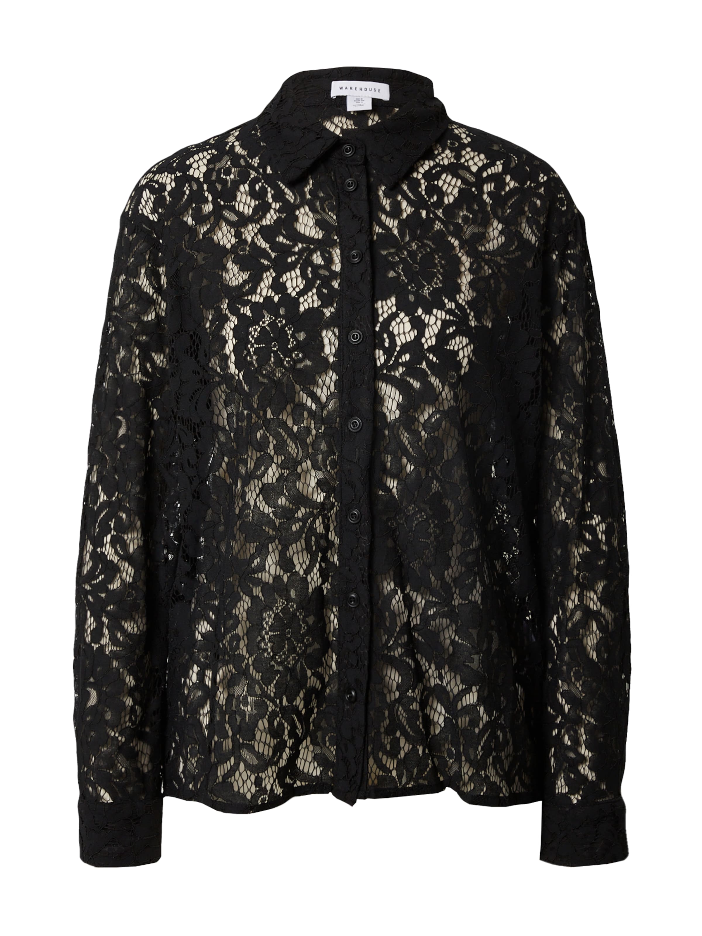 Warehouse Blus i svart: framsida