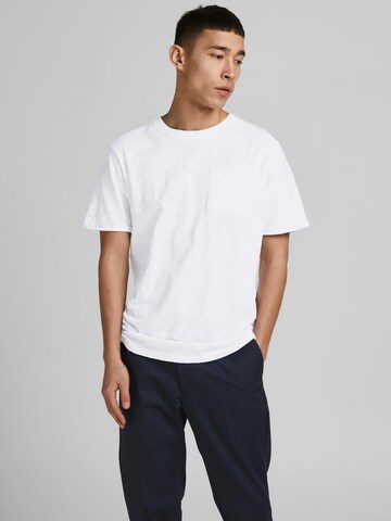 T-Shirt JACK & JONES en blanc : devant