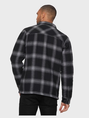 Threadbare Regular fit Button Up Shirt in Grey