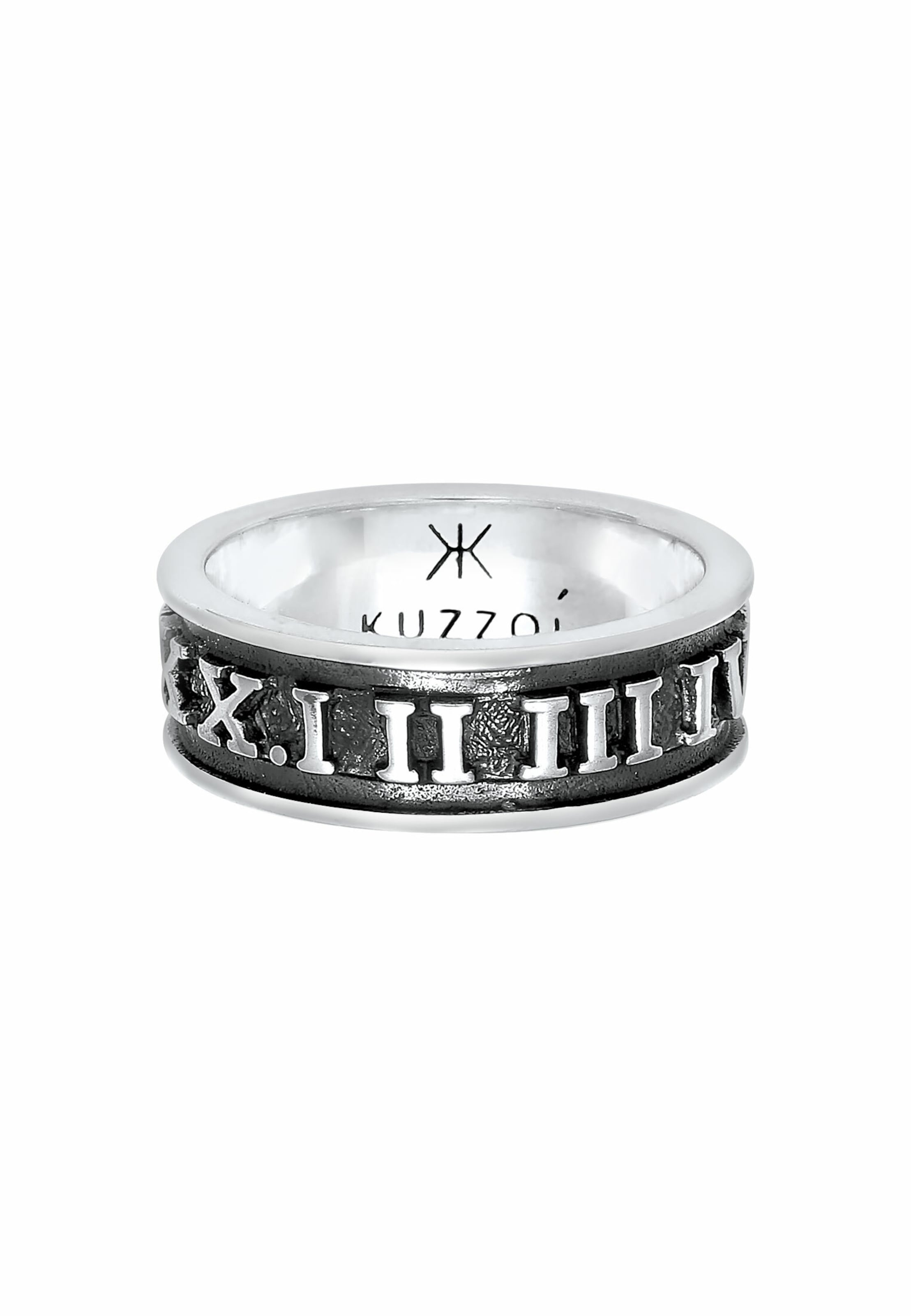 KUZZOI Ring 'Zahlen' in Silver