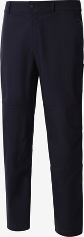 Regular Pantalon outdoor 'ROUTESET' THE NORTH FACE en bleu : devant