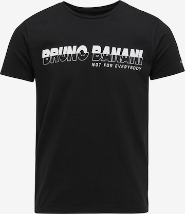 BRUNO BANANI T-Shirt 'Miller' in Schwarz: predná strana