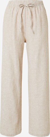 Monki Loosefit Broek in Beige: voorkant