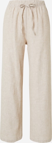 Monki Loosefit Broek in Beige: voorkant