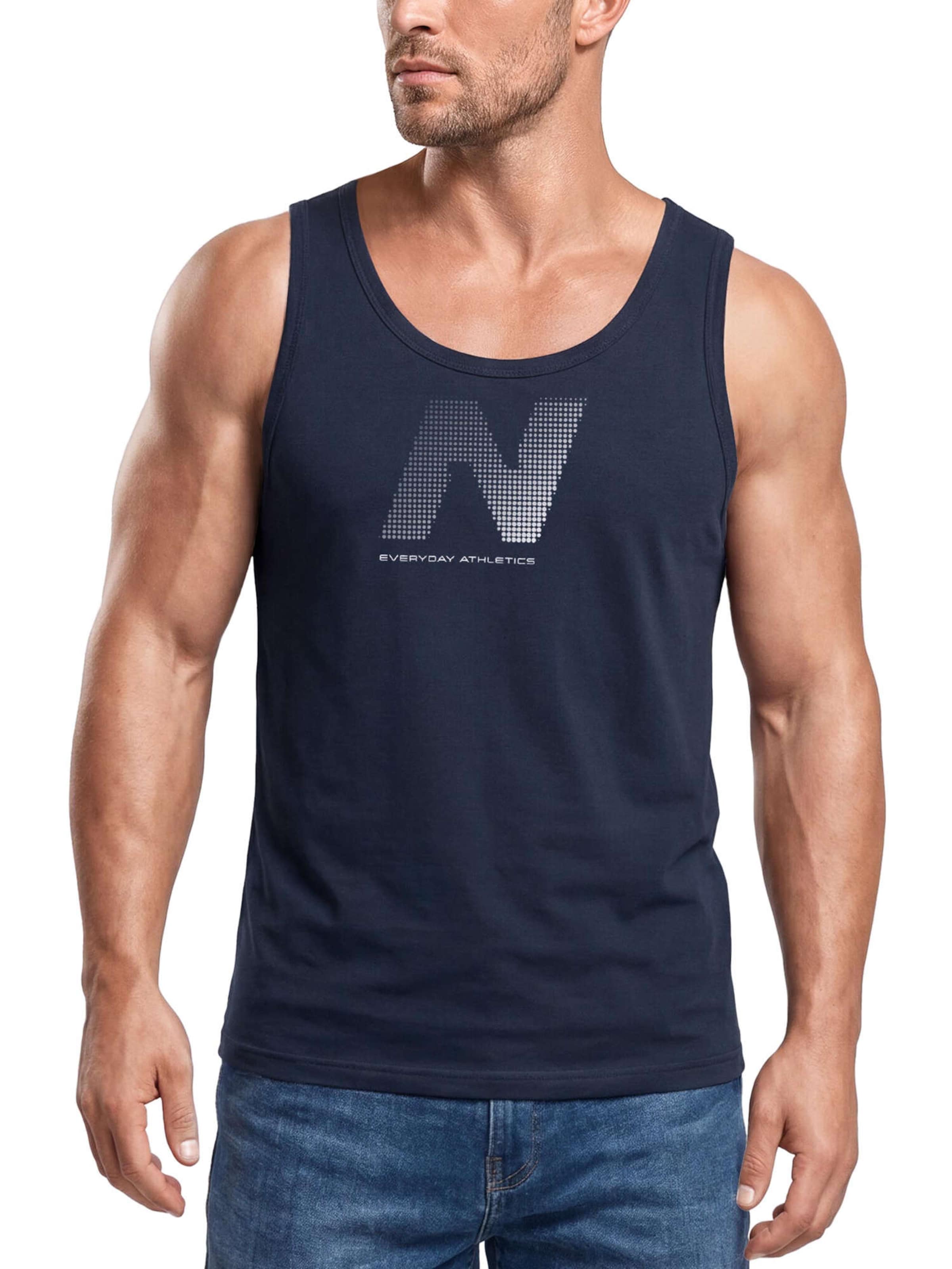 Neverless Shirt 'Halftone' in Blue