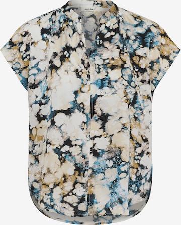SOAKED IN LUXURY Blouse 'Paris' in Gemengde kleuren: voorkant