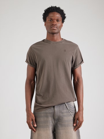 G-STAR Póló 'Lash' - barna: elől