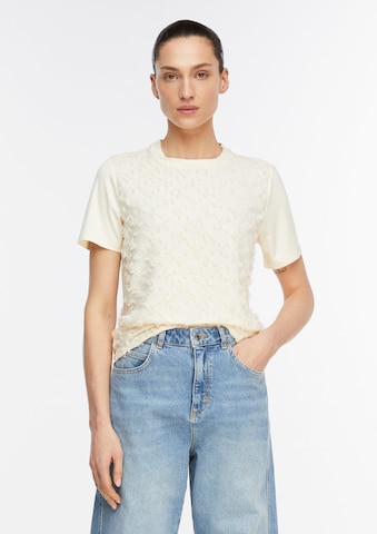 COMMA Shirt in Beige: front