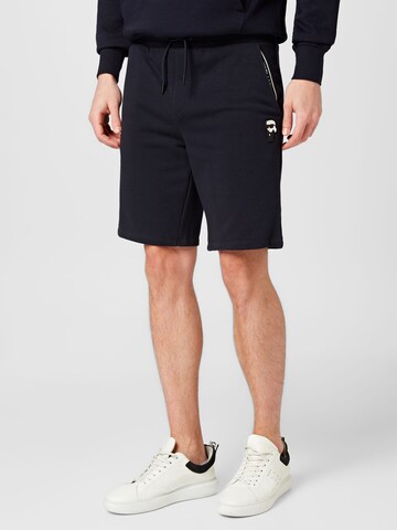 Karl Lagerfeld Regular Shorts in Blau: predná strana