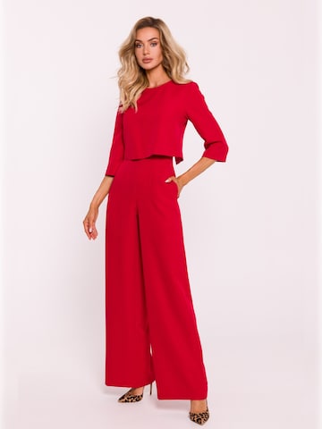 made of emotion - Jumpsuit en rojo