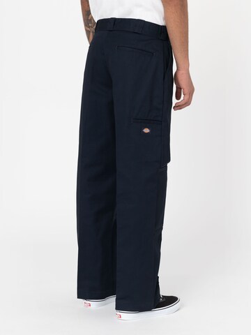 Loosefit Pantalon à plis 'Double Knee' DICKIES en bleu