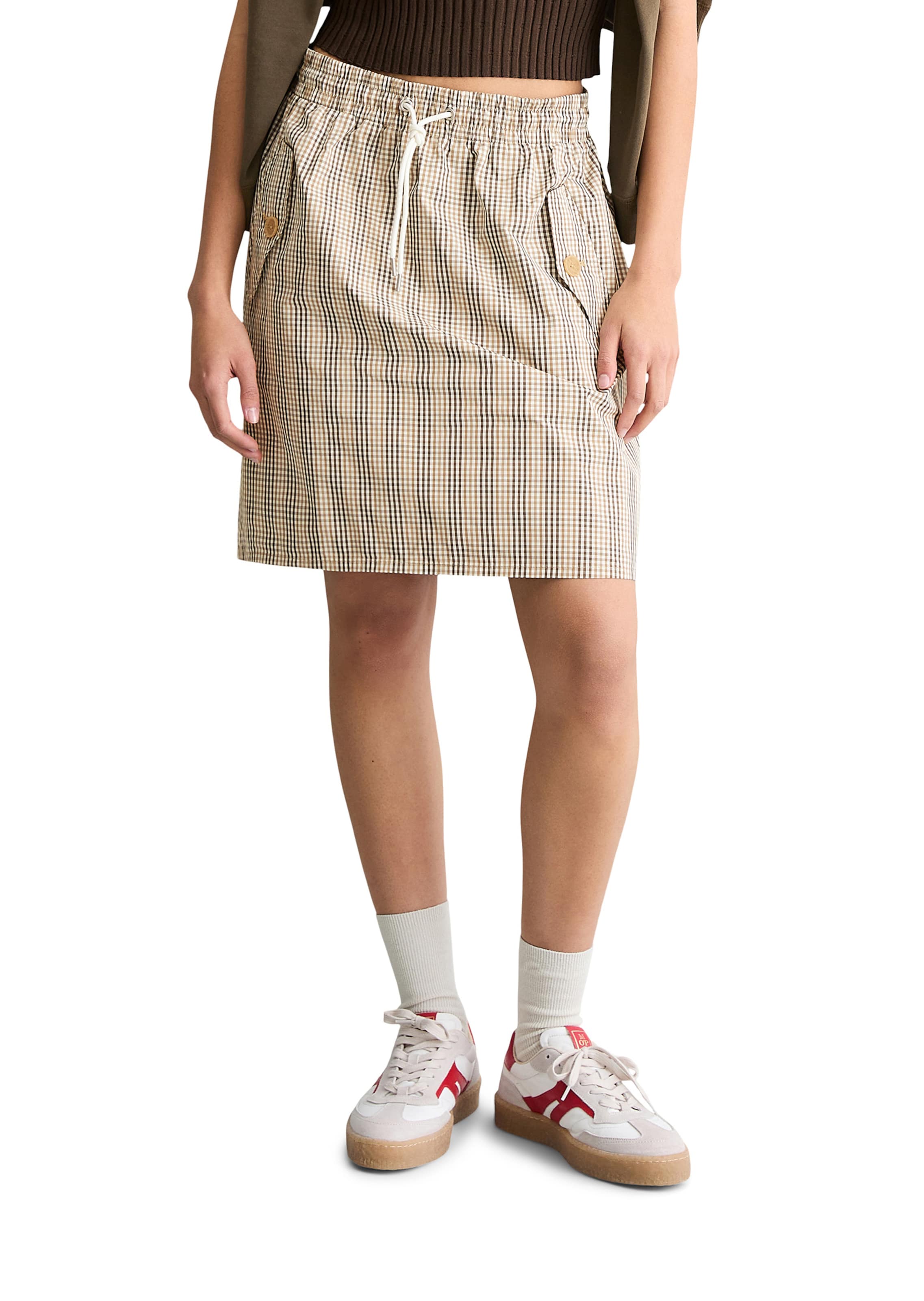 Marc O'Polo DENIM Skirt in Beige: front