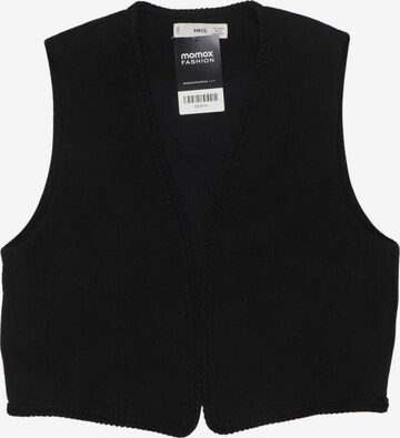 MANGO Vest in M in Black: front