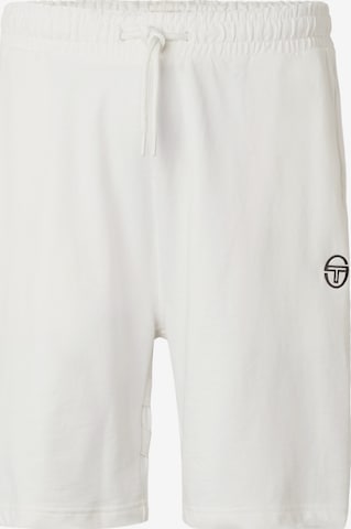 Pantaloni 'Egeo' di Sergio Tacchini in bianco: frontale
