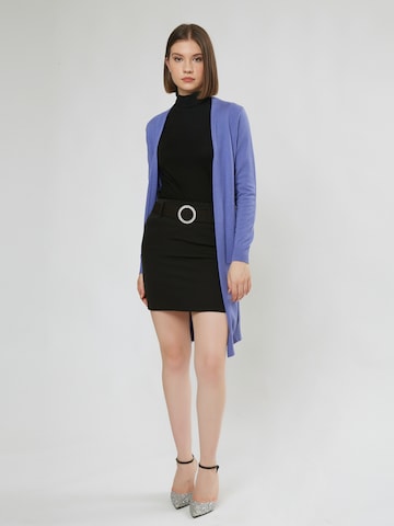 Influencer Knit cardigan in Blue