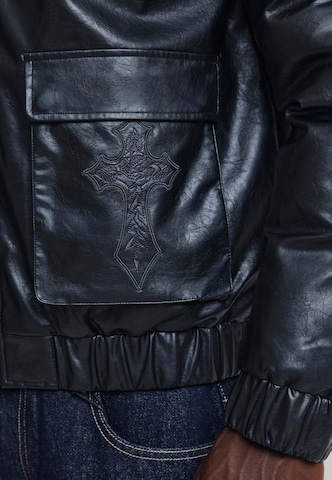 Ed Hardy Winterjas in Blauw: voorkant