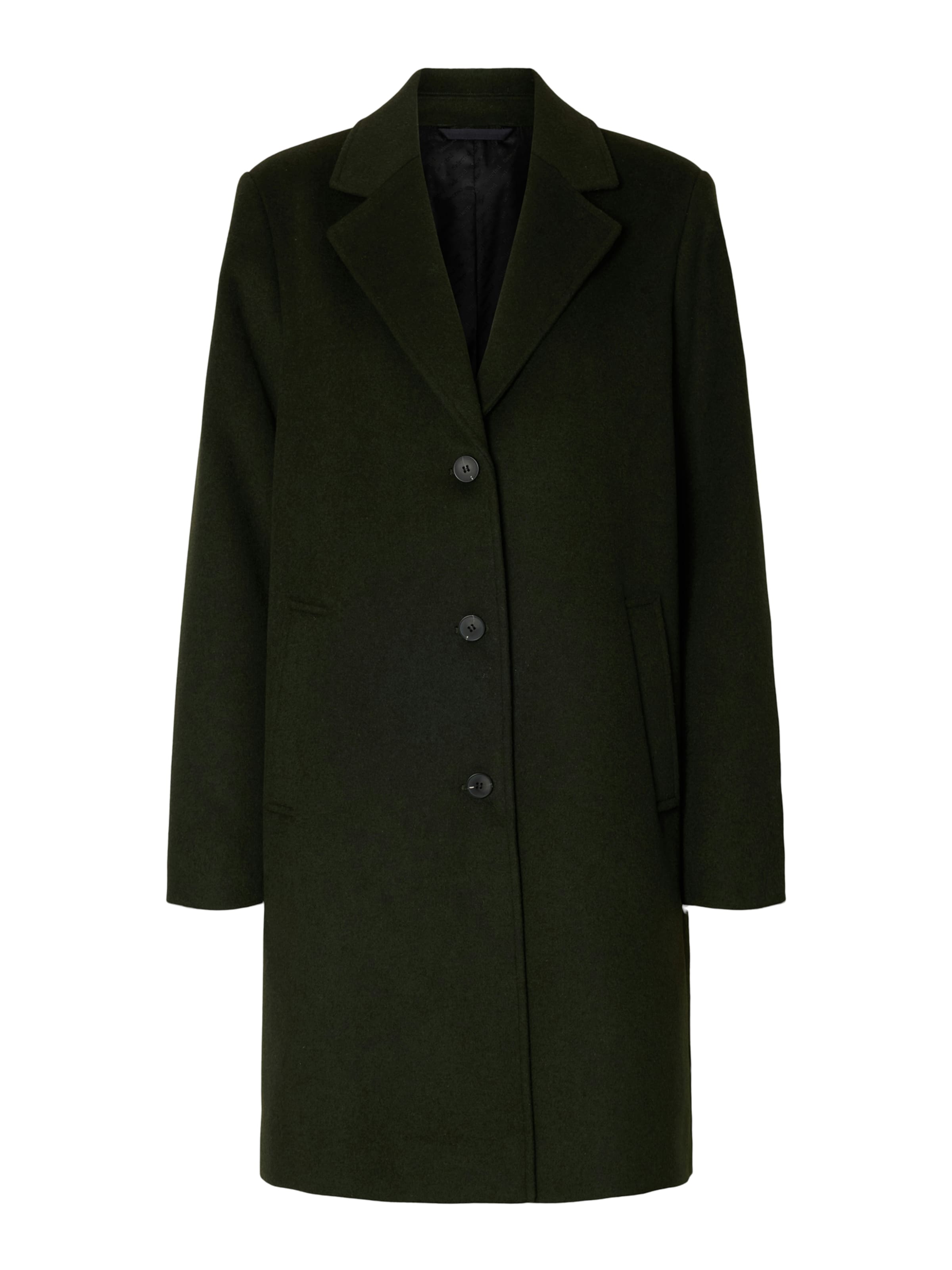 SELECTED Ανοιξιάτικο και φθινοπωρινό παλτό 'SLFSASJA' σε πράσινο: μπροστά