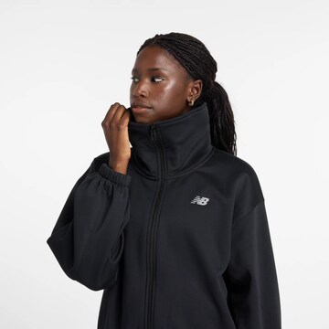 new balance Athletic Fleece Jacket in Black