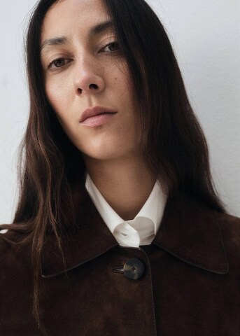 MANGO Jacke 'Sue' in Braun