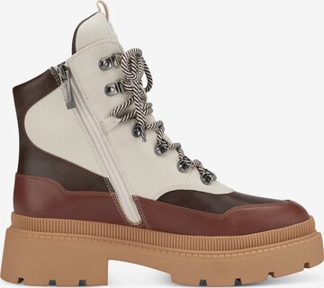 TAMARIS Lace-Up Ankle Boots in Brown