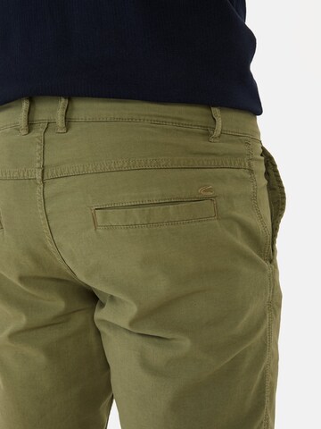 CAMEL ACTIVE Regular Chinoshorts aus Baumwolle mit Stretch in Grün