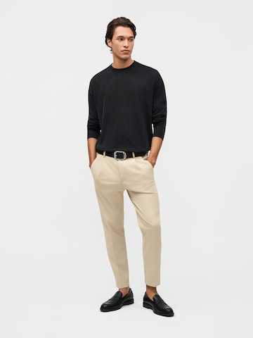 smėlio DRYKORN Standartinis Kelnės su kantu 'CHASY'