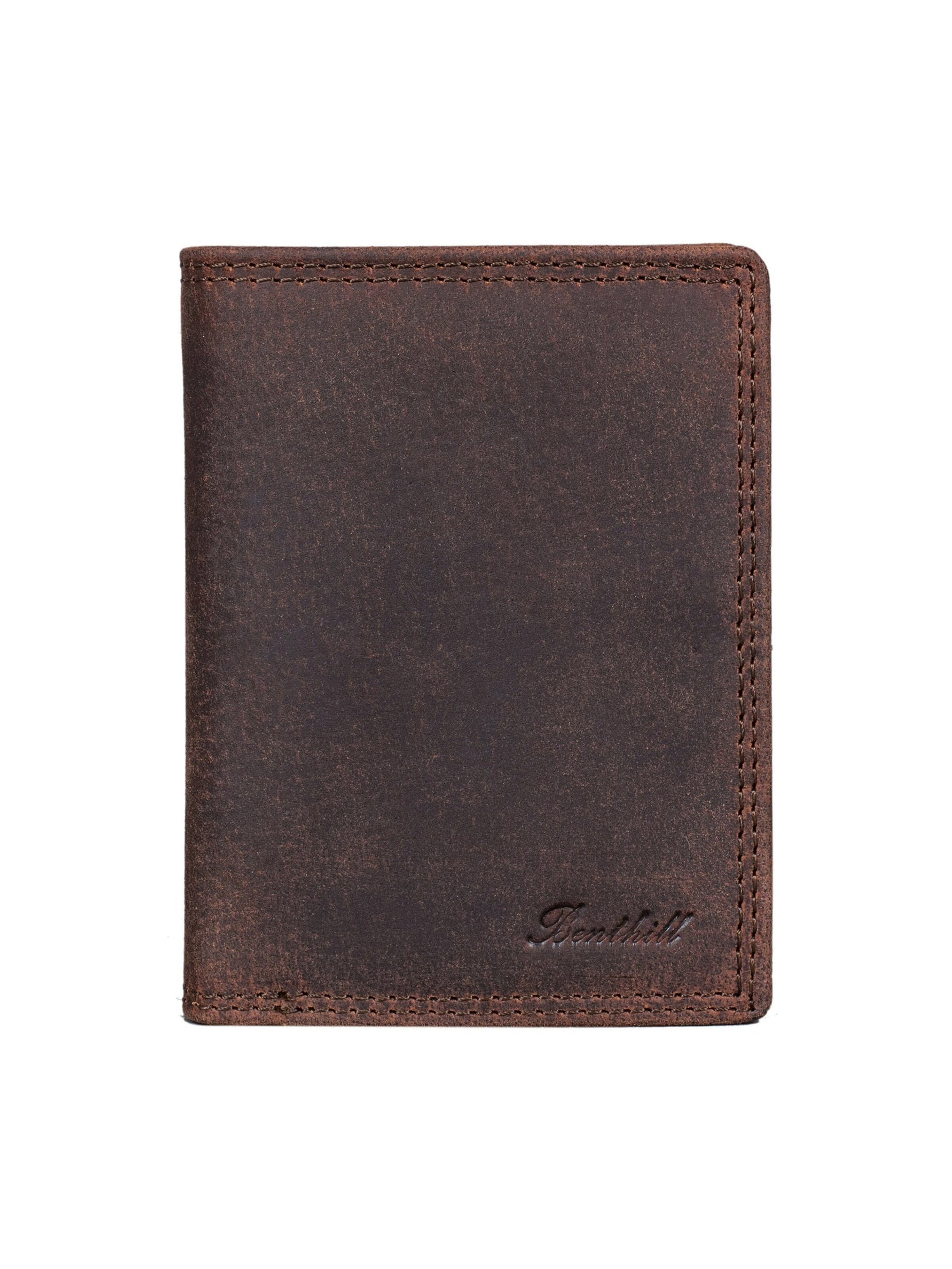 Benthill Wallet in Brown: front