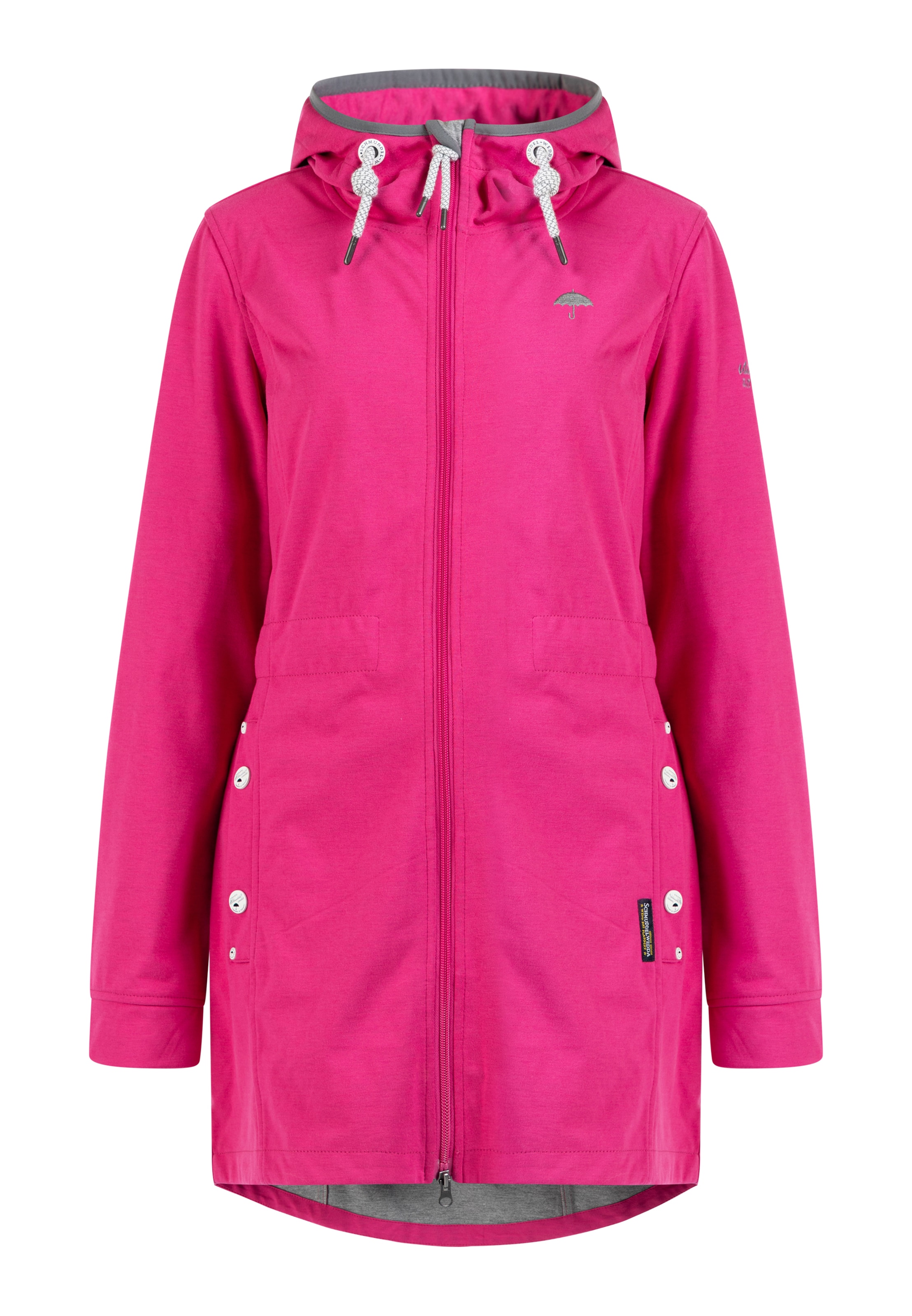 Schmuddelwedda Funktionsjacka i rosa: framsida