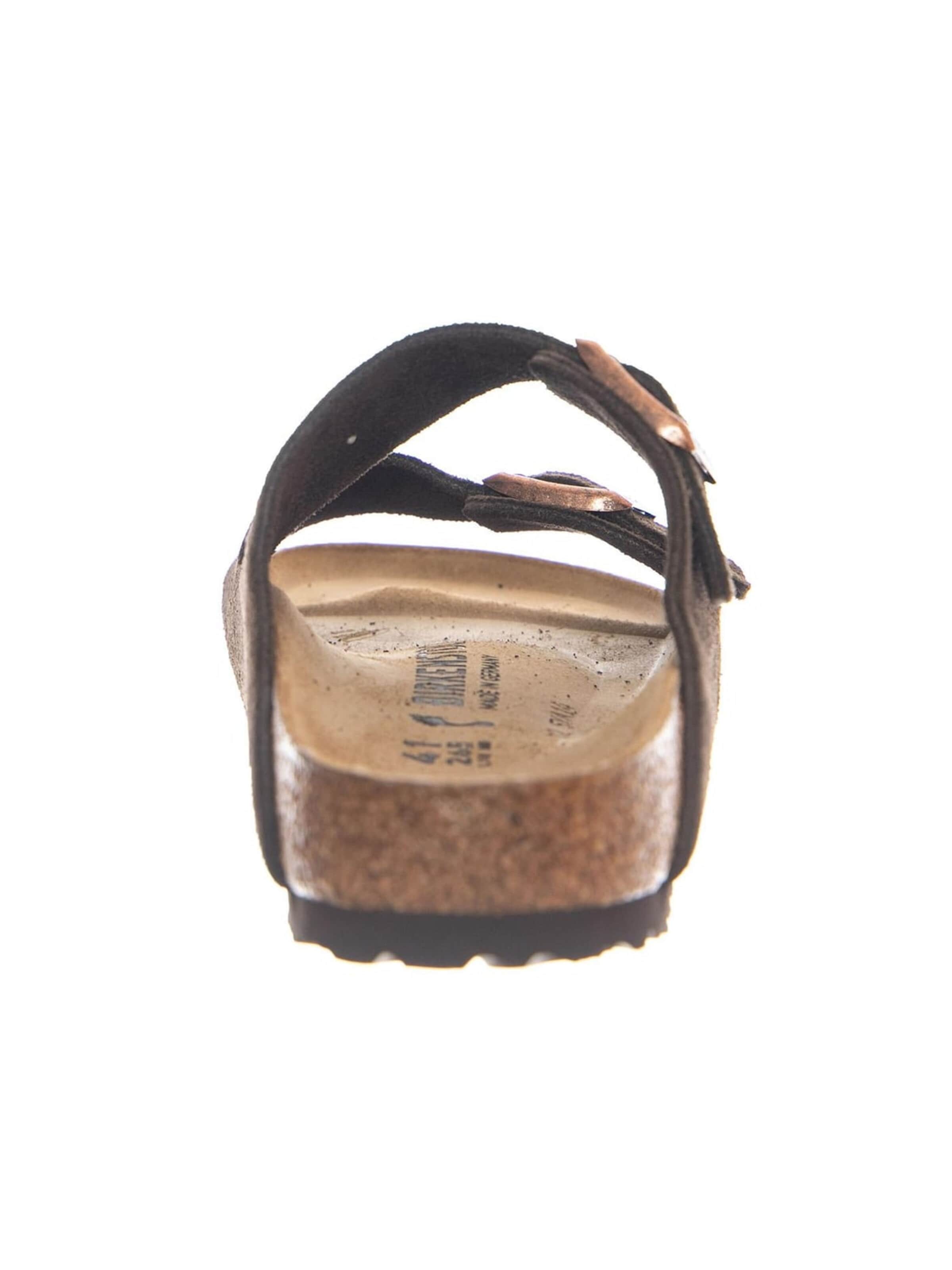 BIRKENSTOCK Sandały 'Arizona Suede Leather Narrow Fit Mocha' w kolorze brązowy