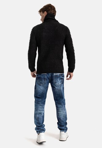 CIPO & BAXX Pullover in Schwarz