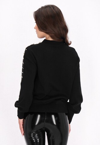 faina - Pullover em preto