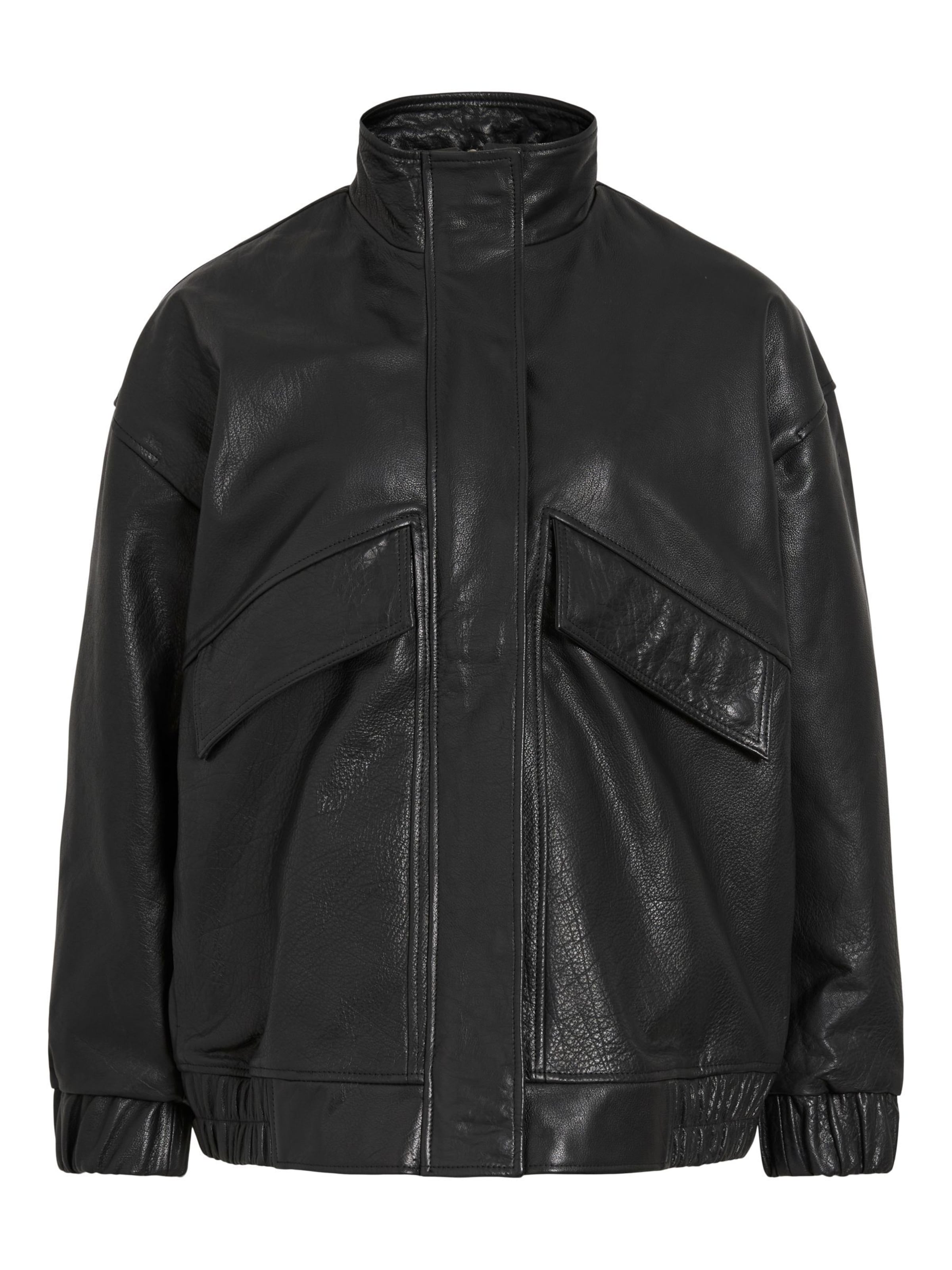 ROUGE EDIT Overgangsjakke i sort: forside