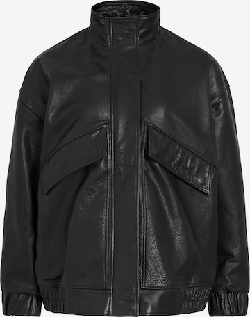 ROUGE EDIT Overgangsjakke i sort: forside