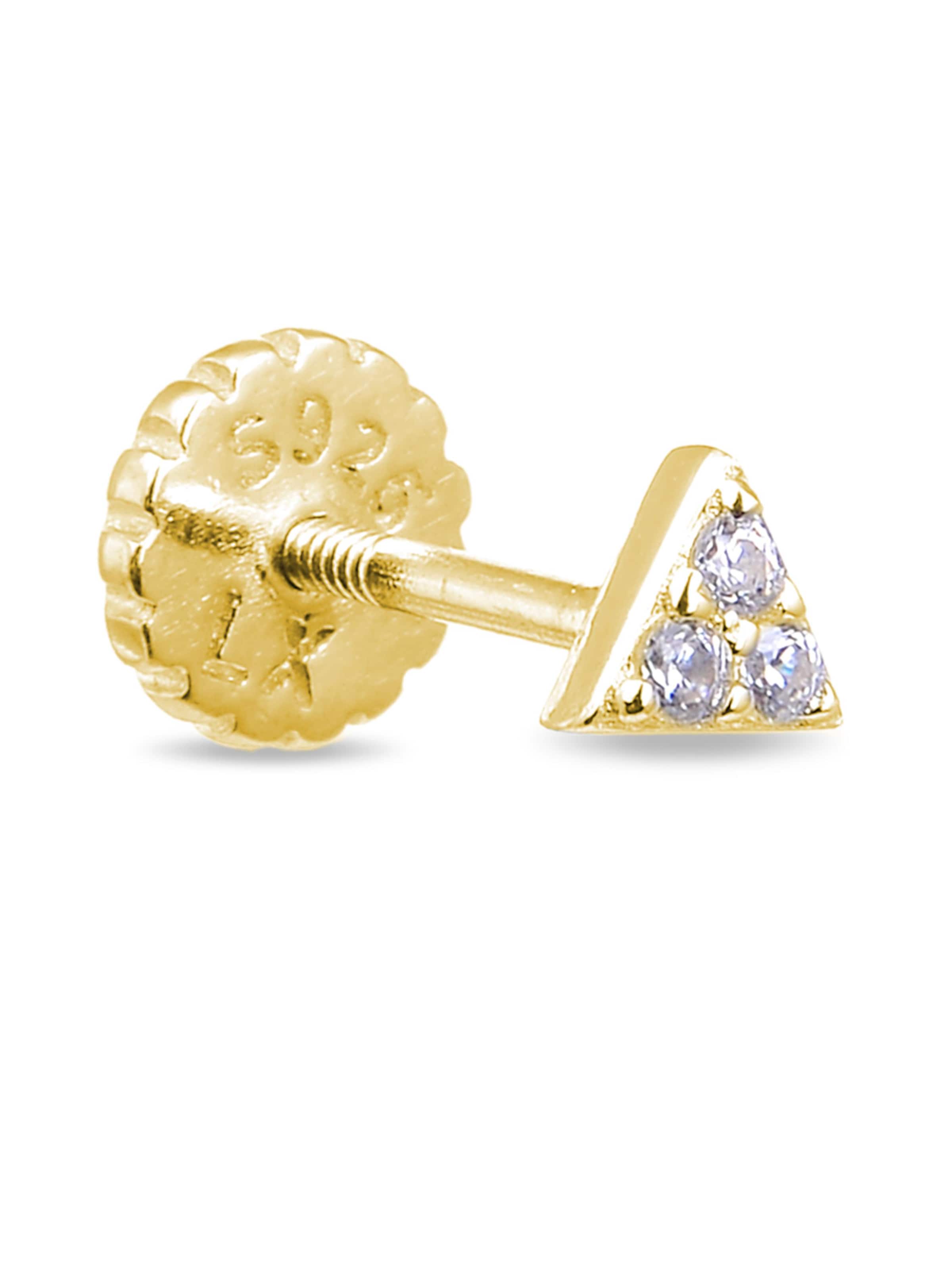 Luxenter Piercingsmykke 'Calye' i hvid: forside