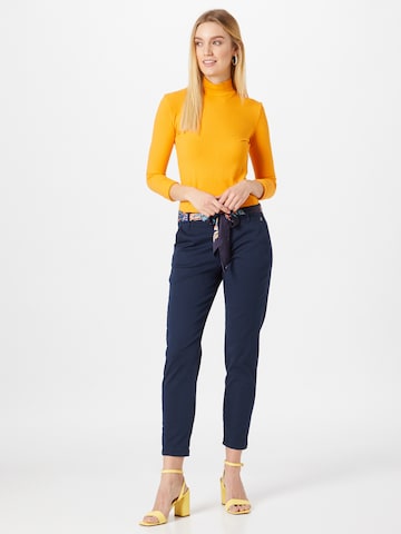 FREEMAN T. PORTER Slim fit Chino Pants 'Claudia Felicita' in Blue