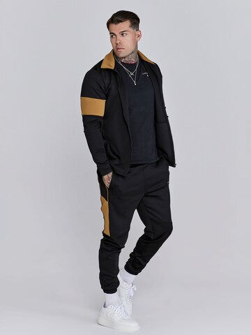 SikSilk Sweat jacket in Black