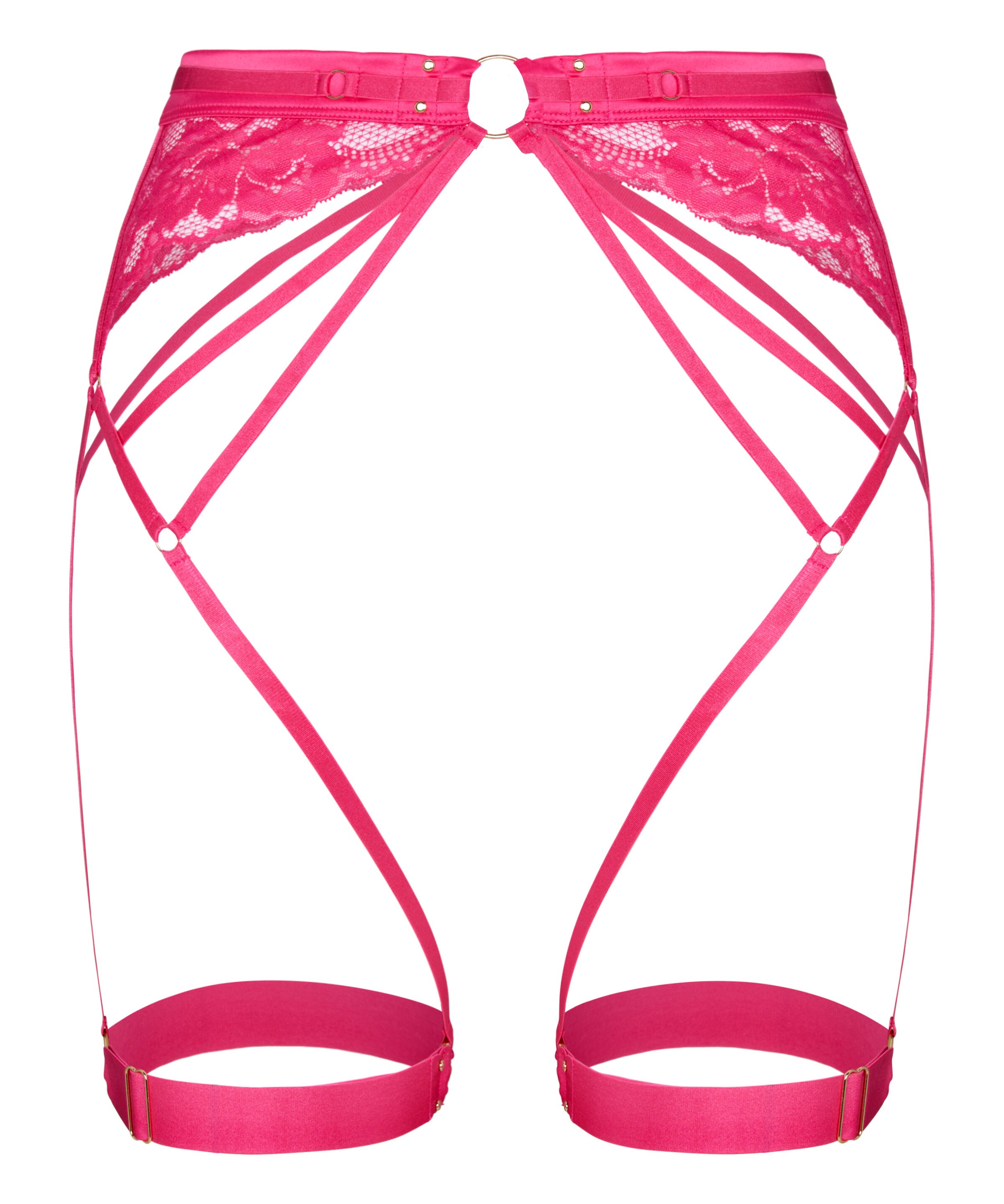 Hunkemöller Jarretels 'Emmeline' in Roze: voorkant