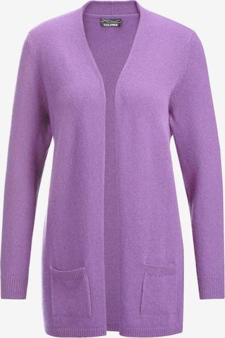 Goldner Pullover in Lila: Vorderseite