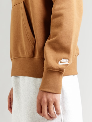 Nike Sportswear Sweatshirt 'Club' in Braun